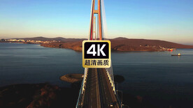 雄伟的跨海大桥美景