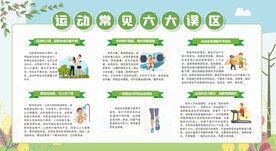 运动健身健康教育宣传栏