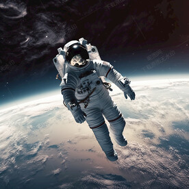 宇航员太空漫步