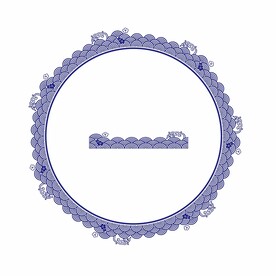 祥云浪花纹无缝边框