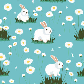 布料底纹 卡通多彩 图案矢量 