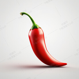 卡通红辣椒