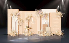 香槟色婚礼效果图