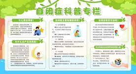 世界自闭症日孤独症日展板