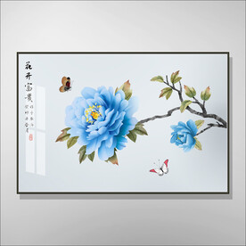 花鸟牡丹装饰画