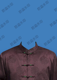 老人像模版 唐装