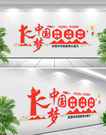 中国梦文化墙
