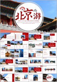 印象北京旅游旅行游玩ppt