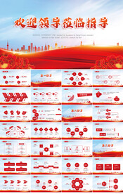 热烈欢迎上级领导莅临指导PPT