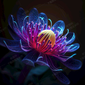 唯美绽放的花朵