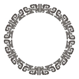 青铜器图案圆环