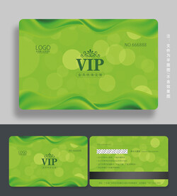 绿色会员卡