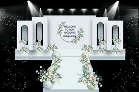 白色婚礼效果图