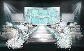 提夫尼蓝婚礼效果图