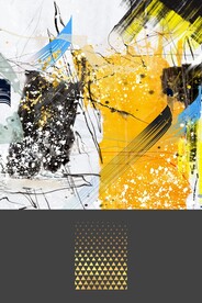 抽象油画肌理玄关装饰画