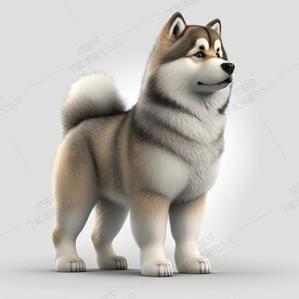 阿拉斯加雪橇犬幼犬