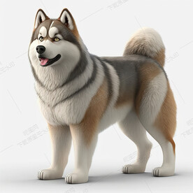 阿拉斯加雪橇犬幼犬