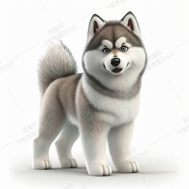 阿拉斯加雪橇犬幼犬