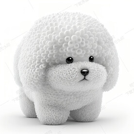 可爱的比熊犬