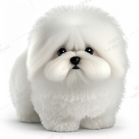 可爱的马尔济斯犬