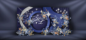 星空婚礼迎宾区