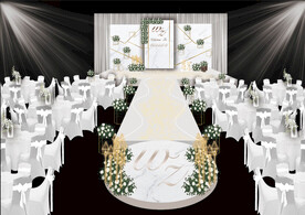 大理石婚礼效果图