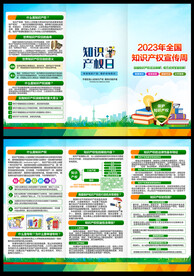 2023年世界知识产权日三折页