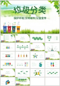绿色环保垃圾分类PPT