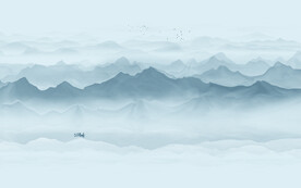 水墨山水图