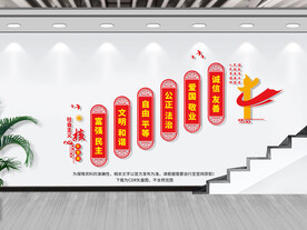 社会主义核心价值观展板