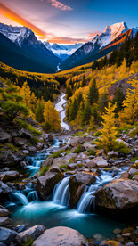 高山上的日出梦境