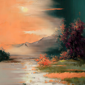 当代油画 山水之间