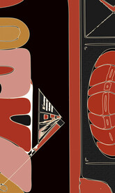 前卫日式抽象装饰画