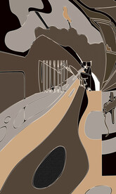 日式轻奢抽象装饰画