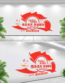退役文化墙