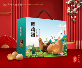 柴鸡蛋包装 土特产礼盒