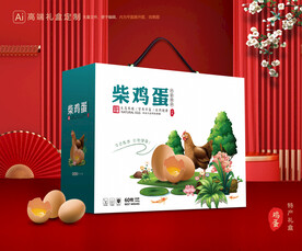 柴鸡蛋包装 土特产礼盒