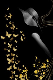 高贵美女装饰画（合层）