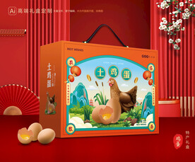 土鸡蛋包装 土特产礼盒