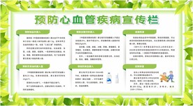 预防高血压宣传栏