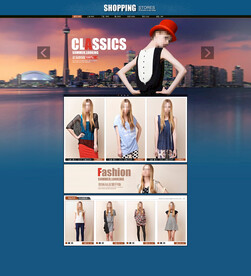 淘宝女装首页装修模板