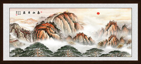 五岳独尊泰山日出