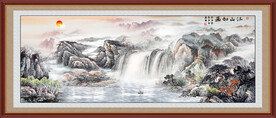 大厅山水画