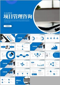 简约风项目管理咨询ppt