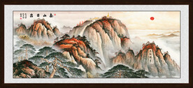 五岳独尊泰山图