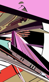 中东色块抽象装饰画