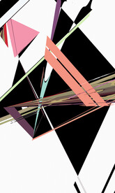 抽象色块装饰画