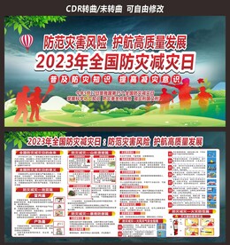 防灾减灾日宣传栏