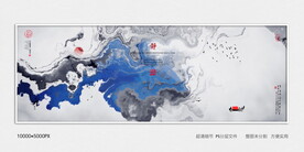 水墨画软膜天花