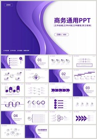 紫色商务通用总结计划PPT